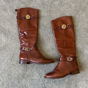 Tory Burch Riding Brown Boots